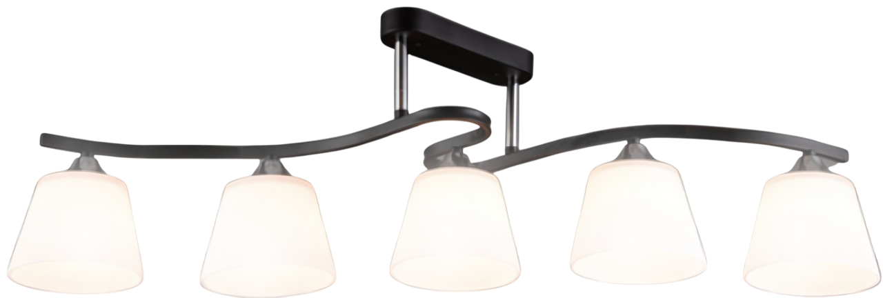 Люстра Aitin-Pro НПБ 02-5х60-101 / N3532/5 (черный/хром)