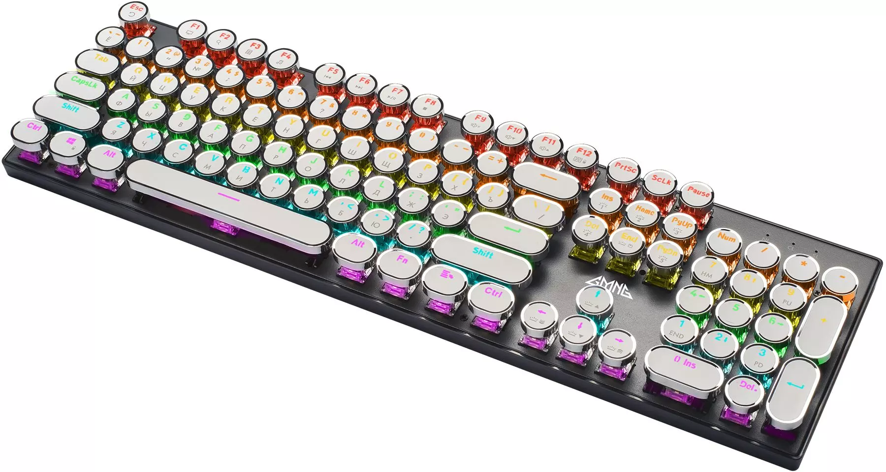 Клавиатура GMNG GG-KB815X (черный/белый) — фото 2