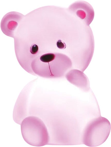 Ночник ILikeGift Gummy Bear / 149-011-01 (розовый)