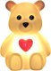 Ночник ILikeGift Teddy Heart / 149-008 (белый) - 