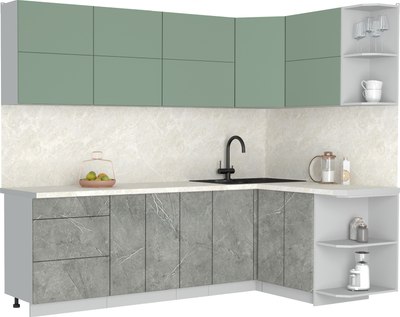 

Кухонный гарнитур, Мила Матте 1.5x2.5 А PR