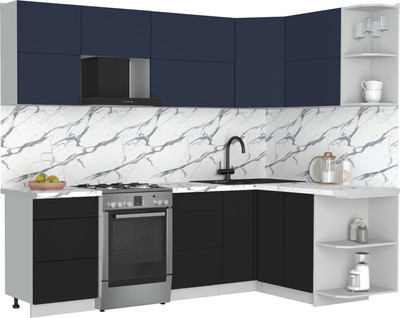 

Кухонный гарнитур, Мила Матте 1.5x2.5 Б PR