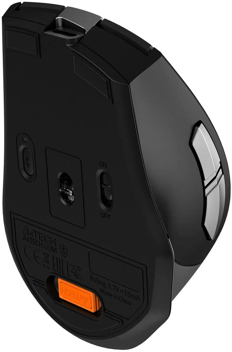 Мышь A4Tech Fstyler FB35CS (серый/черный) — фото 2