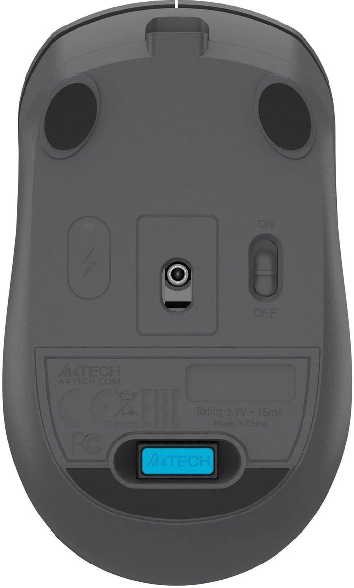 Мышь A4Tech Fstyler FG15C Air2 (серый) — фото 5
