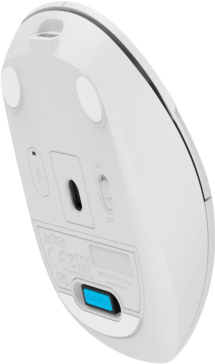 Мышь A4Tech Fstyler FG15CS Air2 (белый) — фото 4