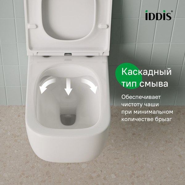 Купить Унитаз подвесной IDDIS Bridge BRIRNSEi25 в Барановичах