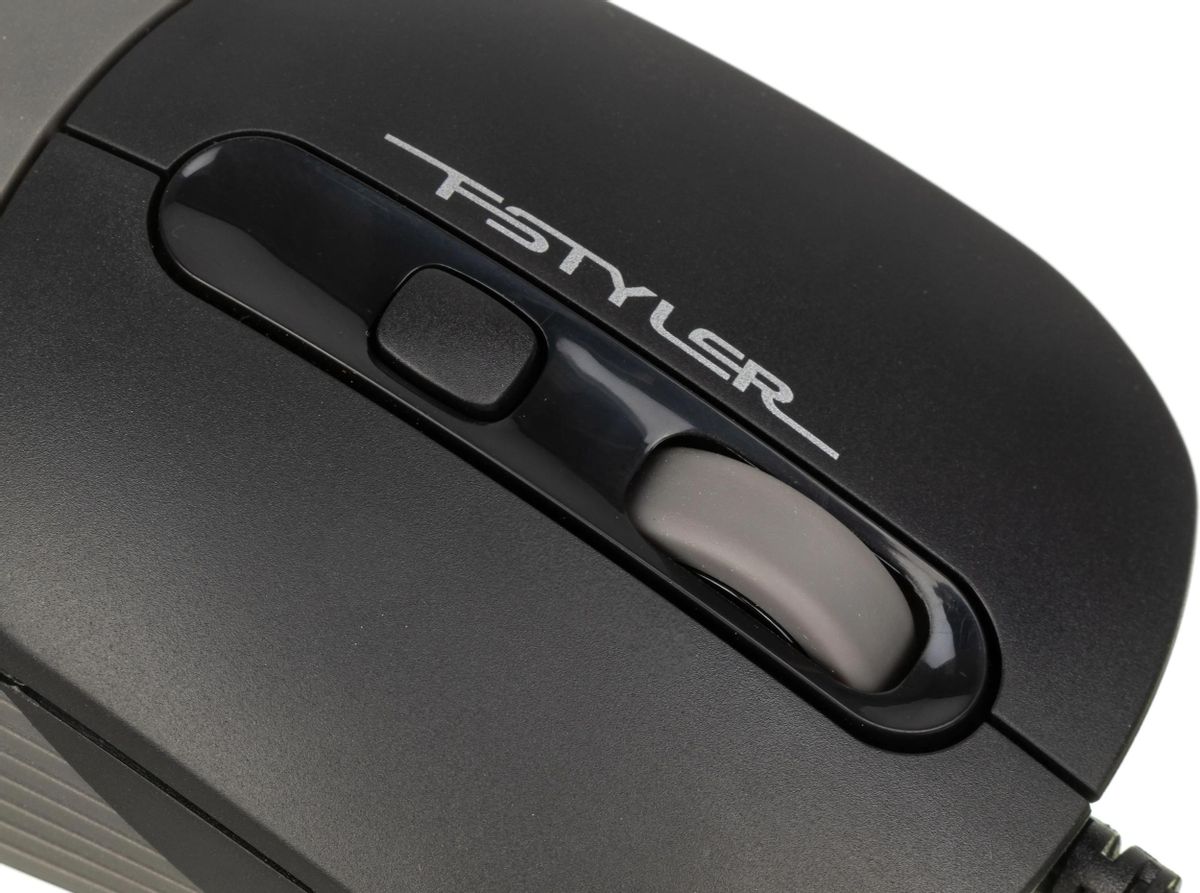Мышь A4Tech Fstyler FM10S (черный/серый) — фото 2