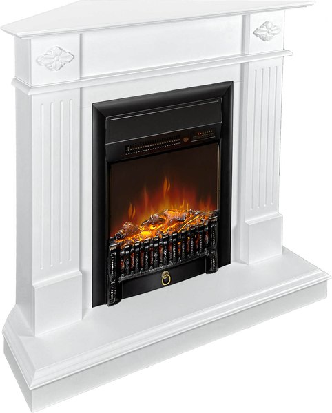 Каминокомплект Смолком Brighton Corner Std-Asp Fobos Fx M Black Rc