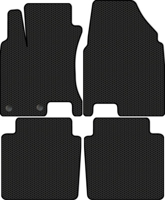 Комплект ковриков для авто Alicosta 0960_1 для Nissan Qashqai +2 I SUV/J10 2010-2014 (EVA соты, черный) - 