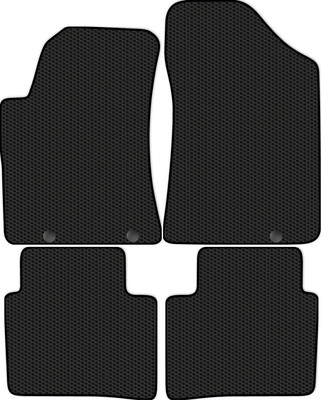 Комплект ковриков для авто Alicosta 0977_1 для Nissan Teana III седан/J33 2014-2016 (EVA соты, черный) - 