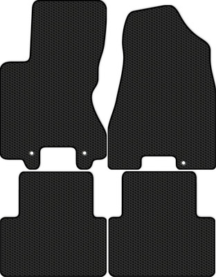 Комплект ковриков для авто Alicosta 0987_1 для Nissan X-Trail II SUV/T31 2007-2015 (EVA соты, черный) - 