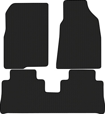 Комплект ковриков для авто Alicosta 2441_1 для Opel Antara I SUV/C105 2006-2011 (EVA соты, черный) - 