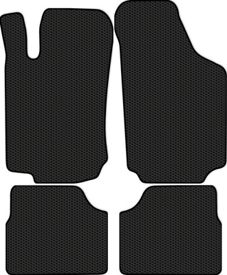 Комплект ковриков для авто Alicosta 1012_1 для Opel Corsa хэтчбек 5дв/C 2000-2006 (EVA соты, черный) -