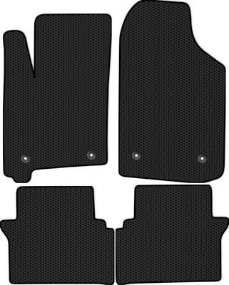 Комплект ковриков для авто Alicosta 1020_1 для Opel Meriva минивэн 2002-2006 (EVA соты, черный) - 