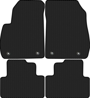 Комплект ковриков для авто Alicosta 1038_1 для Opel Zafira минивэн/C 2011-2015 (EVA соты, черный) - 