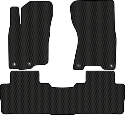 Комплект ковриков для авто Alicosta 2446_1 для Oting Paladin I SUV 2023-н.в. (EVA соты, черный) - 