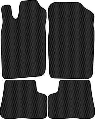 Комплект ковриков для авто Alicosta 1041_1 для Peugeot 206 хэтчбек 5дв 1998-2009 (EVA соты, черный) - 