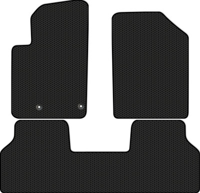 Комплект ковриков для авто Alicosta 2452_1 для Peugeot Partner I пассажирский/5F 2002-2008 (EVA соты, черный) - 