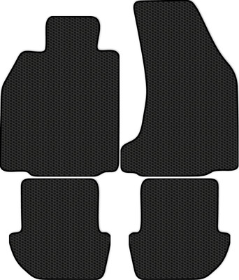 Комплект ковриков для авто Alicosta 2453_1 для Porsche 911 Carrera 997 2004-2014 (EVA соты, черный) - 
