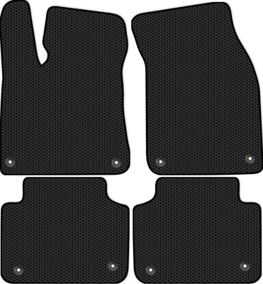 Комплект ковриков для авто Alicosta 1099_1 для Porsche Cayenne SUV/PO536 2018-н.в. (EVA соты, черный) - 