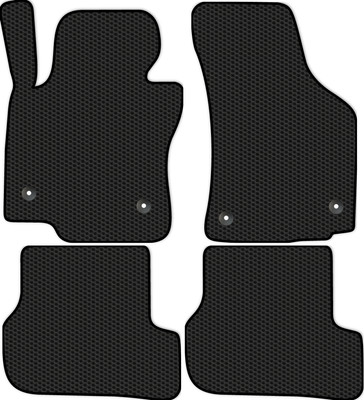 Комплект ковриков для авто Alicosta 2471_1 для SEAT Leon универсал/хэтчбек 5дв/5F 2012-2015 (EVA соты, черный) - 