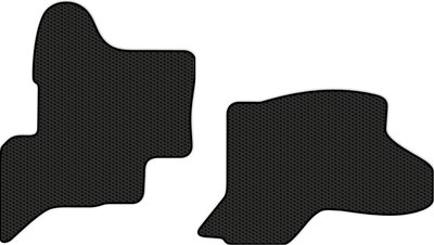 Комплект ковриков для авто Alicosta 2478_1 для Sova 25 EV1 фургон/электро 2023-н.в. (EVA соты, черный) - 
