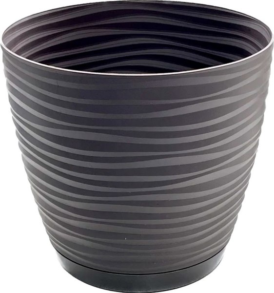 Кашпо Formplastic Sahara Petit / FP-3020-015 (черный)