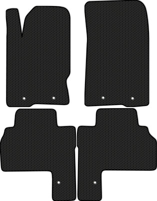 Комплект ковриков для авто Alicosta 2483_1 для SsangYong Kyron SUV 2006-2016 (EVA соты, черный) - 