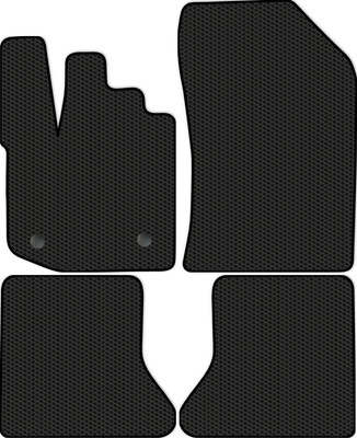 Комплект ковриков для авто Alicosta 2456_1 для Renault Dokker Stepway минивэн 2018-н.в. (EVA соты, черный) - 