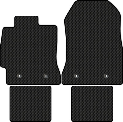 Комплект ковриков для авто Alicosta 2486_1 для Subaru BRZ I купе/ZC6 2012-2016 (EVA соты, черный) - 