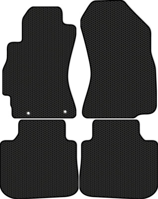 Комплект ковриков для авто Alicosta 2491_1 для Subaru Legacy седан/BN 2017-н.в. (EVA соты, черный) - 