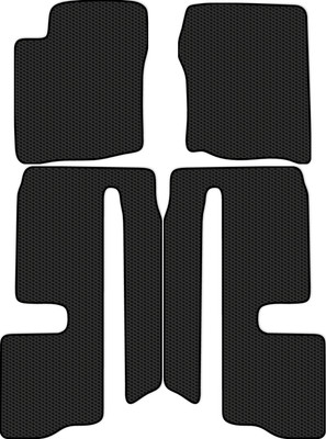 Комплект ковриков для авто Alicosta 1244_1 для Suzuki XL7 SUV/JC USA 2006-2009 (EVA соты, черный) - 