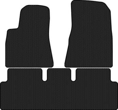 Комплект ковриков для авто Alicosta 1260_1 для Tesla Model 3 седан 2017-н.в. (EVA соты, черный) - 