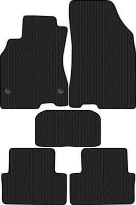 Комплект ковриков для авто Alicosta 1124_1 для Renault Fluence седан 2009-2017 (EVA соты, черный) - 