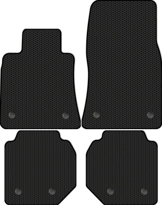 Комплект ковриков для авто Alicosta 1101_1 для Porsche Macan SUV/95B 2013-н.в. (EVA соты, черный) - 