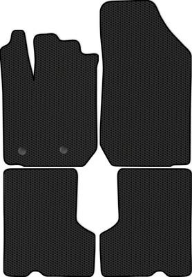 Комплект ковриков для авто Alicosta 1130_1 для Renault Kaptur SUV 2016-н.в. (EVA соты, черный) - 