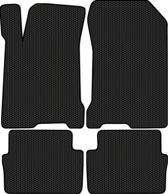 Комплект ковриков для авто Alicosta 1138_1 для Renault Laguna III хэтчбек 5дв/BT 2007-2010 (EVA соты, черный) - 