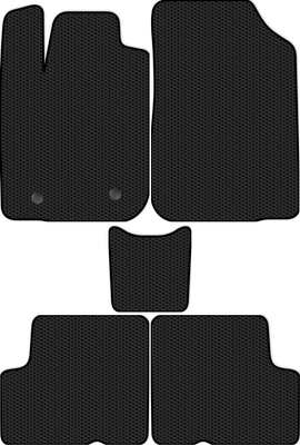 Комплект ковриков для авто Alicosta 1144_1 для Renault Logan I седан 2004-2016 (EVA соты, черный) - 