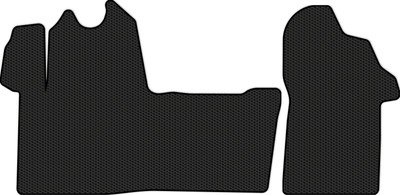 Комплект ковриков для авто Alicosta 2462_1 для Renault Master III фургон/FV/JV 2020-н.в. (EVA соты, черный) -
