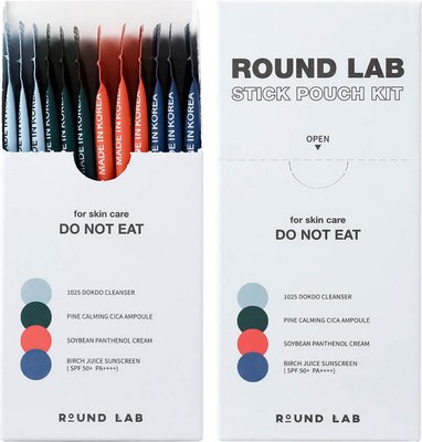 Набор косметики для волос Round Lab Stick Pouch Kit (3млx12 шт) - 