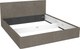 Двуспальная кровать МДК Диана Nut КР2-NU1400 140x200 - 
