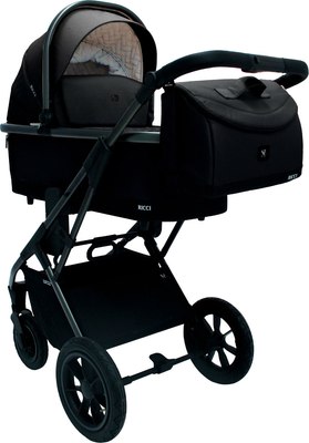 Детская универсальная коляска Sweet Baby Ricci Air 2в1 (черный) - 
