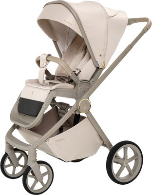 Детская прогулочная коляска Sweet Baby SBL Elegante (LT Beige, с сумкой) - 