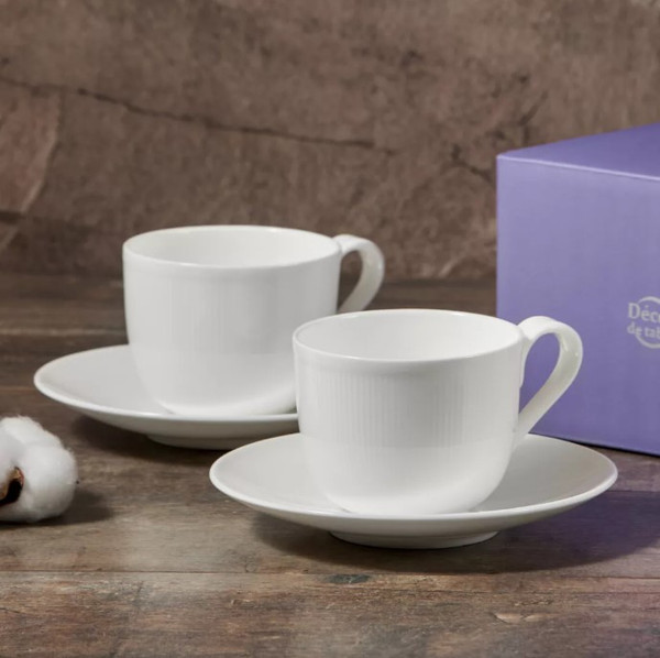 Набор для чая/кофе Decor de table Плиссе / DDT-GB0099/GB0100-2 %rs_city_gde%