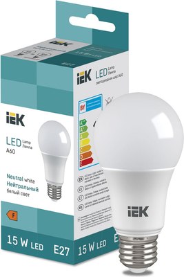 

Лампа, LED Bulb A60 1500lm 4000K E27 / LL-I-A60-15-230-40-E27