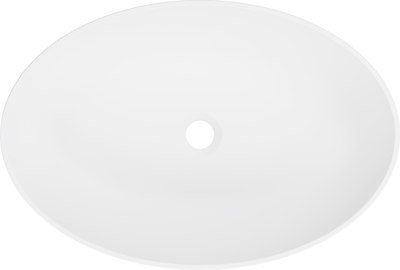 Умывальник Belux Джаз 540 Эллипс (18, белый матовый/Solid Surface) - 