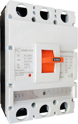 

Выключатель автоматический, ВА 88-630E 3P / EVA88-3-63040050