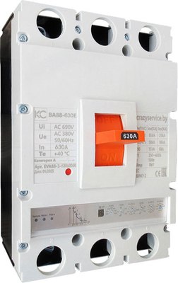 

Выключатель автоматический, ВА 88-630E 3P / EVA88-3-63050050