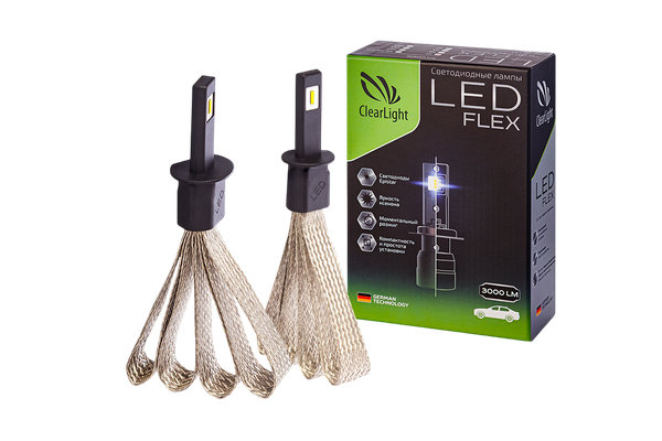Комплект автомобильных ламп ClearLight CLFLXLEDH3-1