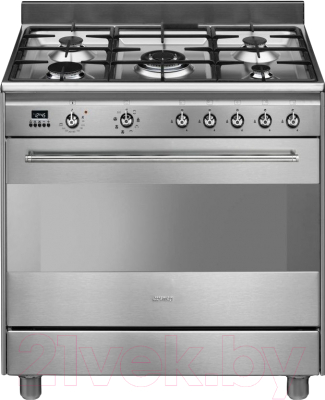 Плита газовая Smeg SCB91MFX9